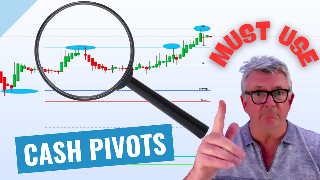 EOD Cash Pivots Indicator - Identifies all the different pivot levels in the market
